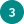 Icône circulaire turquoise avec le chiffre 3 en blanc.
