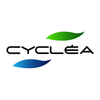 Logo de Cycléa avec deux feuilles colorées.