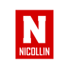 Logo rouge avec un grand "N" blanc et le texte "Nicollin".